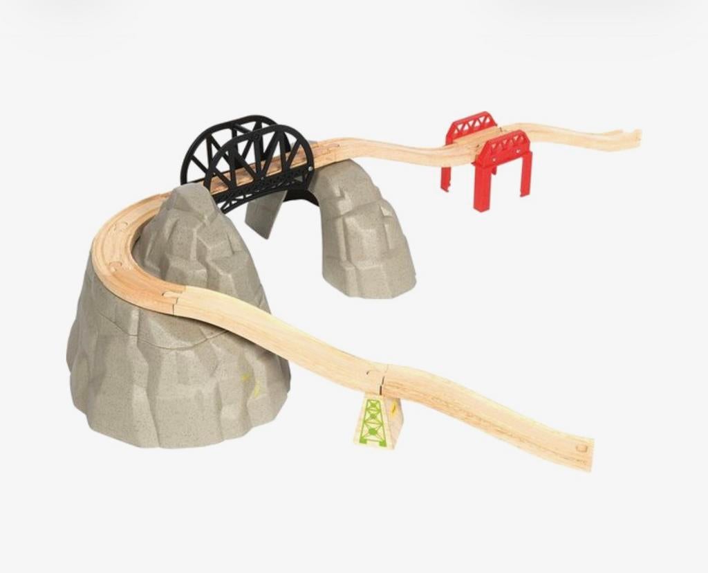 Bigjigs rocky mountain expansion pack. Bergen treinbaan, Ophalen of Verzenden, Zo goed als nieuw