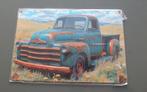 Metalen Wandbord - Vintage Truck 20x30cm, Ophalen of Verzenden, Nieuw