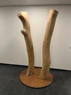 Uniek Houten Kunstwerk: Abstracte Boomsculptuur, Meer dan 2 meter, Ophalen of Verzenden, Handgemaakt, Flora