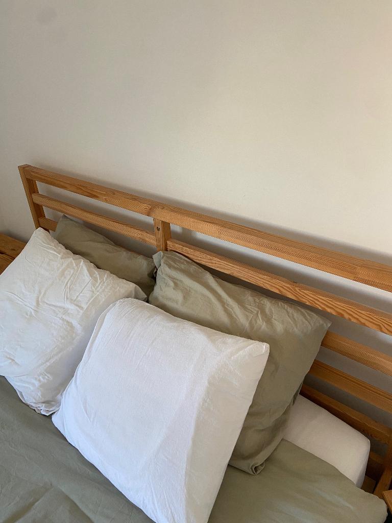 IKEA Tarva bed 160 200, Ophalen, Gebruikt, Overige kleuren, Tweepersoons