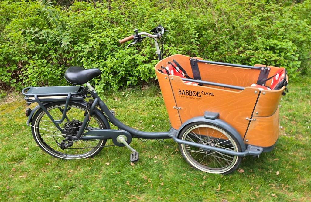 Mooie elektrische BABBOE curve goedgekeurd!, Fietsen en Brommers, Fietsen | Bakfietsen, Ophalen of Verzenden, 4 kinderen of meer