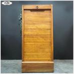 Vintage roldeurkastje Kast Archiefkastje, Ophalen, Minder dan 50 cm, Gebruikt, Vintage Officestijl