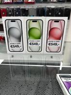 iPhone 15 128GB | Nieuw | Apple Garantie | €549, 128 GB, IPhone 15, Zwart, Nieuw