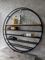 Prachtig rond wijnrek/drankenrek, 5 tot 15 flessen, Ottos-lasschuur, Nieuw, Ophalen of Verzenden