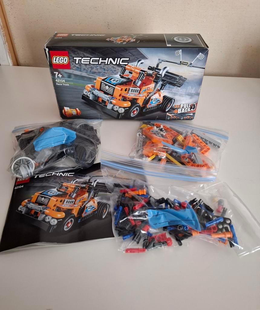 Lego Technic Race Truck 42104, Ophalen of Verzenden, Zo goed als nieuw