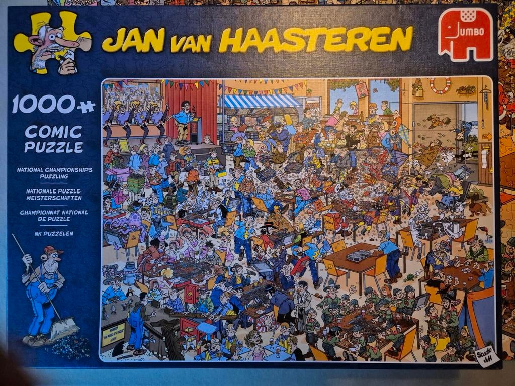 Jan van Haasteren NK puzzelen 1000 stukjes, Ophalen of Verzenden, 500 t/m 1500 stukjes, Zo goed als nieuw