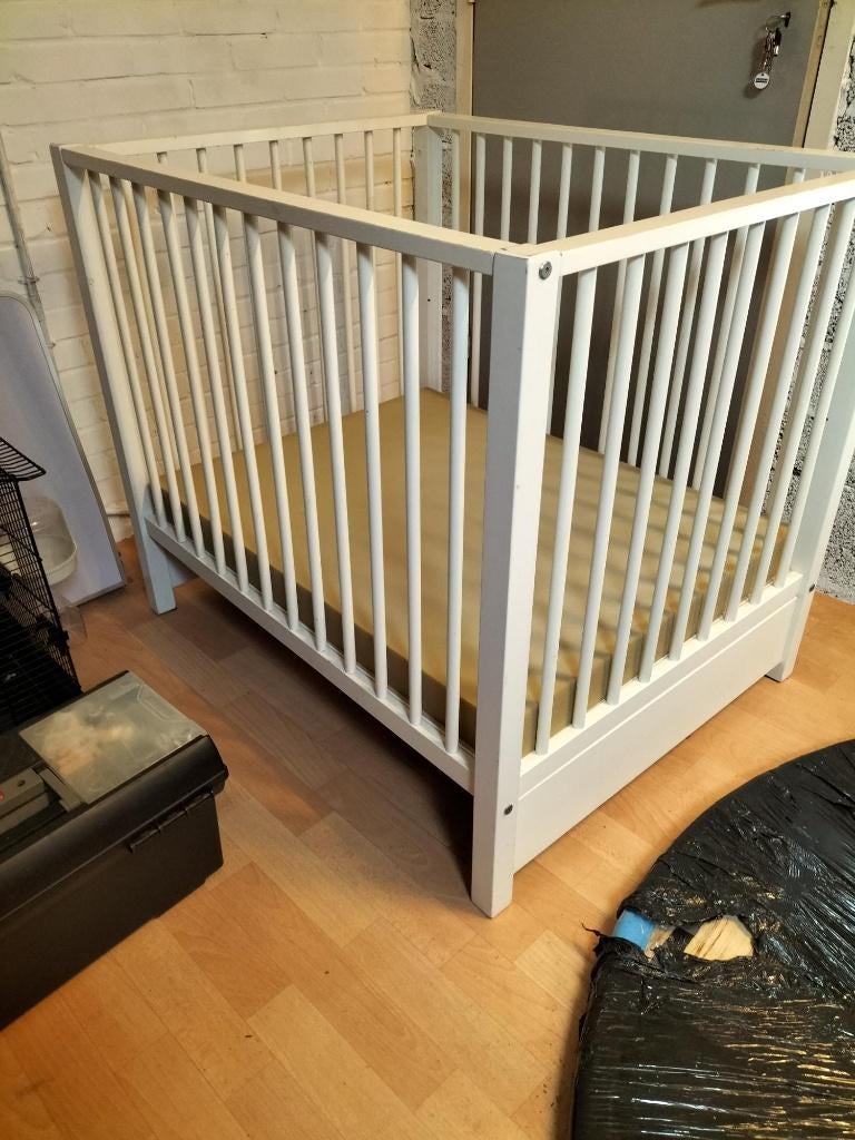 Kinderbox, Ophalen, Gebruikt, Rechthoekig, In hoogte verstelbaar