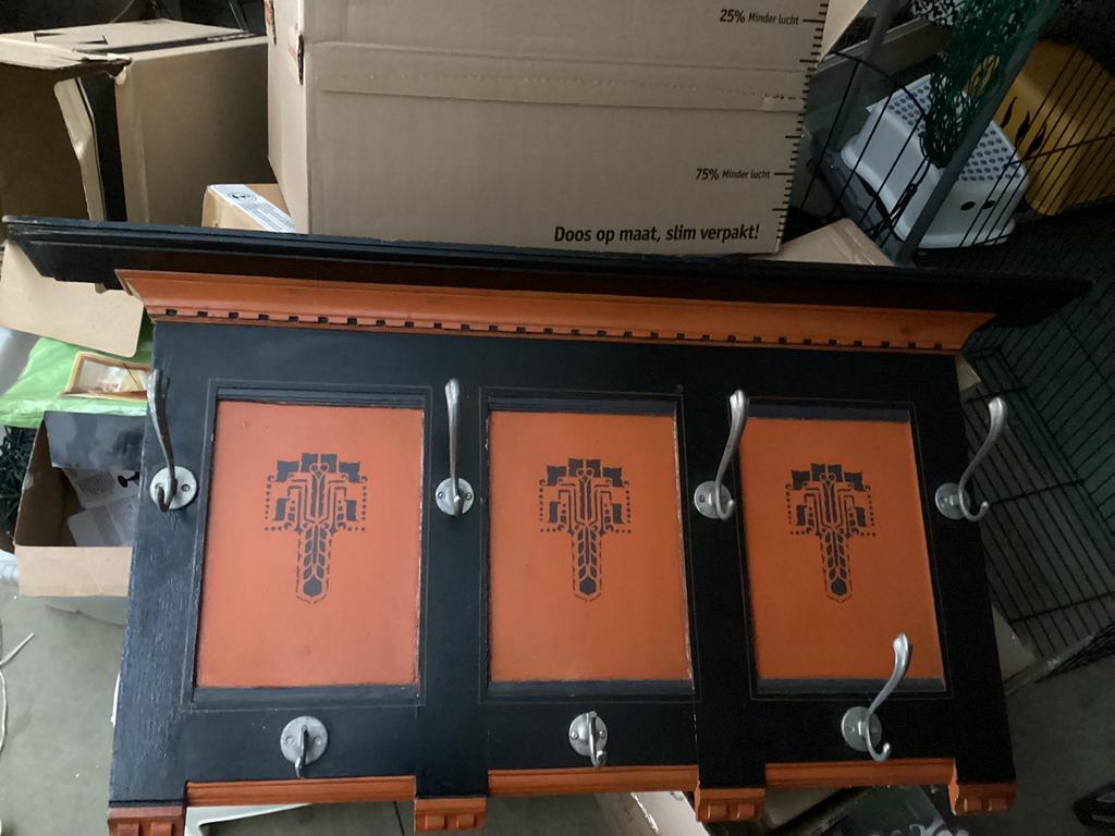 Hele oude wand kapstok, Huis en Inrichting, Wandkapstok, Gebruikt, Ophalen of Verzenden, Minder dan 100 cm