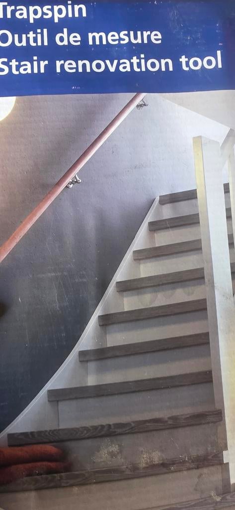 Trapspin: Hulpmiddel voor traprenovatie, Doe-het-zelf en Verbouw, Ophalen of Verzenden, Nieuw
