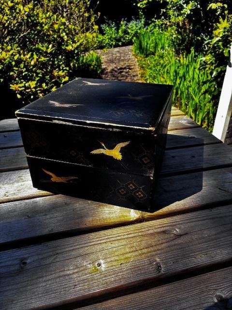 Vintage juwelenkistje vijftiger jaren, Antiek en Kunst, Ophalen of Verzenden