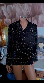 Leuke zwarte gestipte blouse van H&M maat 44, H&M, Zwart, Maat 42/44 (L), Ophalen of Verzenden