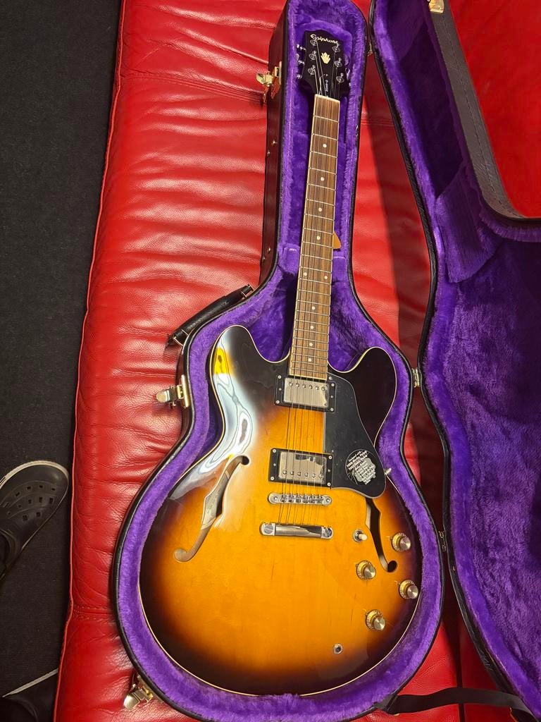Epiphone Elite (Japan) 1963 ES-335 Semi-Hollow Body, Muziek en Instrumenten, Snaarinstrumenten | Gitaren | Elektrisch, Ophalen