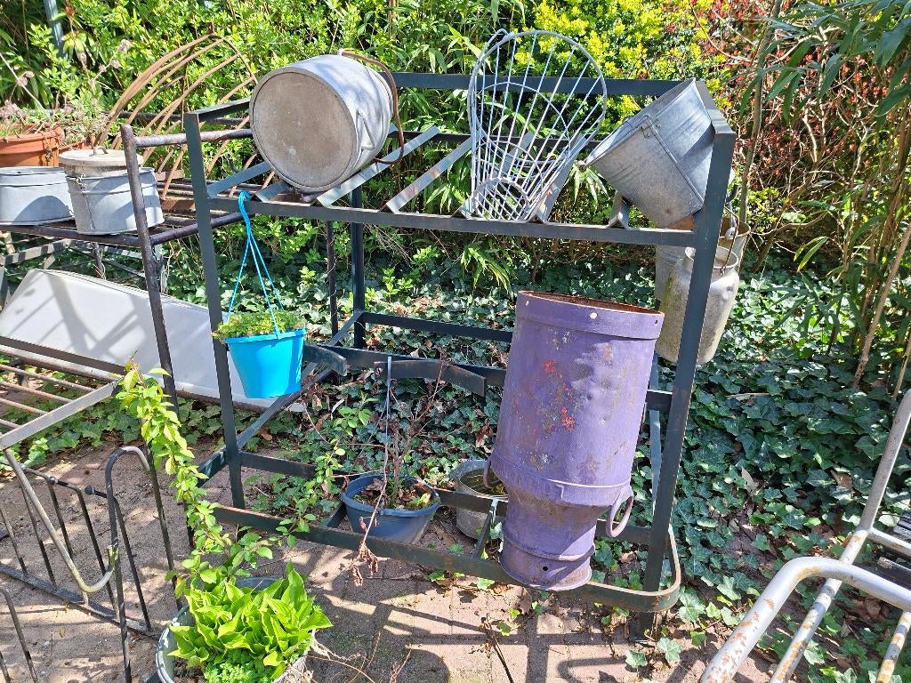 meklrek bussenrek  melkbussenrek, Antiek en Kunst, Ophalen