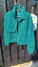 Bouclé jasje maat L groen, Maat 42/44 (L), Ophalen of Verzenden, Zo goed als nieuw, Wibra