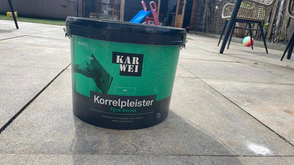 Korrelpleister Karwei - Zo goed als nieuw, Ophalen, Wit, Minder dan 5 liter, Verf