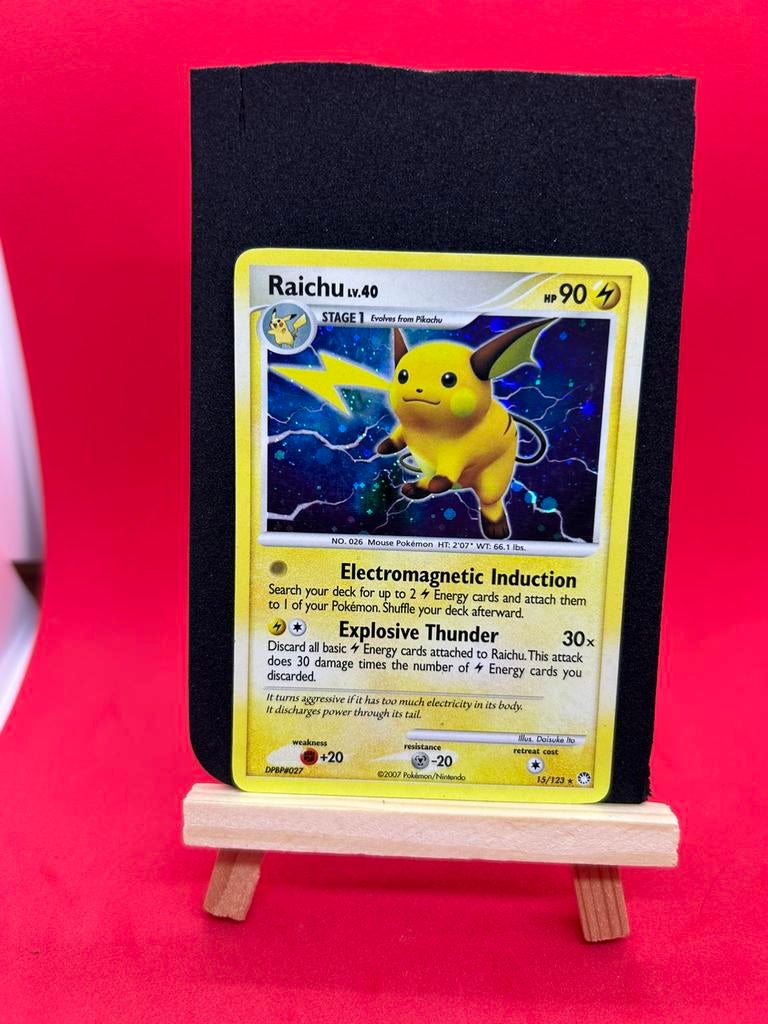 Raichu #15/123 – EX Holon Phantoms – Holo, Ophalen of Verzenden, Zo goed als nieuw