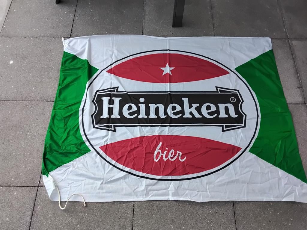 Heineken vlag, Diversen, Vlaggen en Wimpels, Ophalen of Verzenden