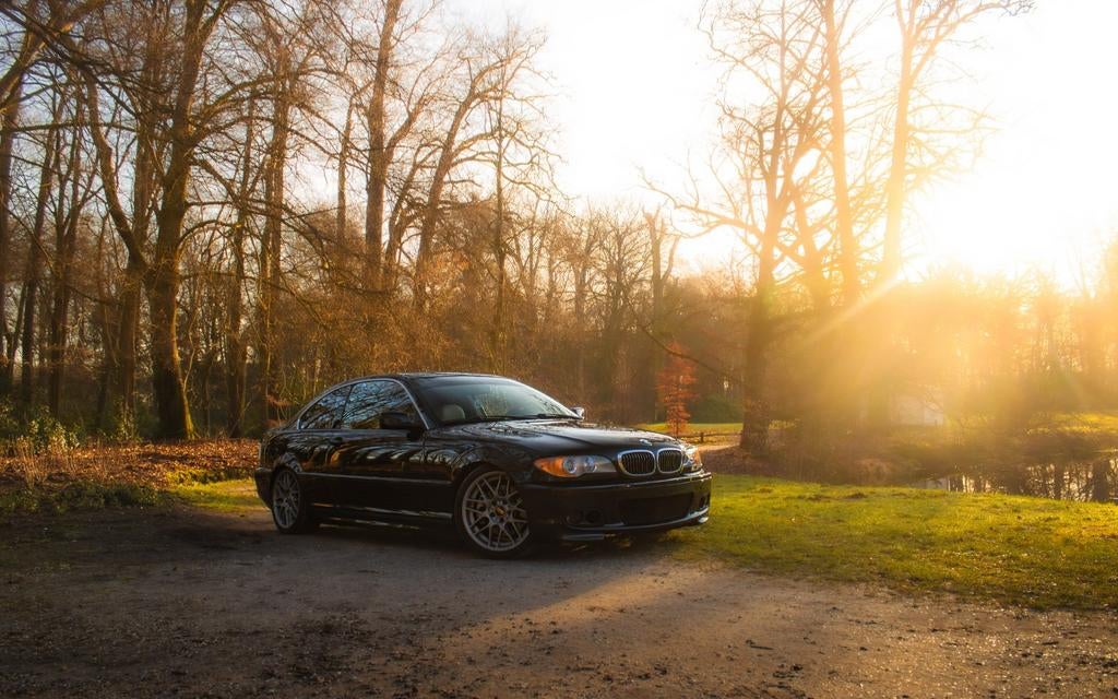 BMW 3-Serie 3.0 CI 330 Coupe AUT 2003 Zwart, Auto's, BMW, Automaat, Parkeersensor, 1440 kg, Beige