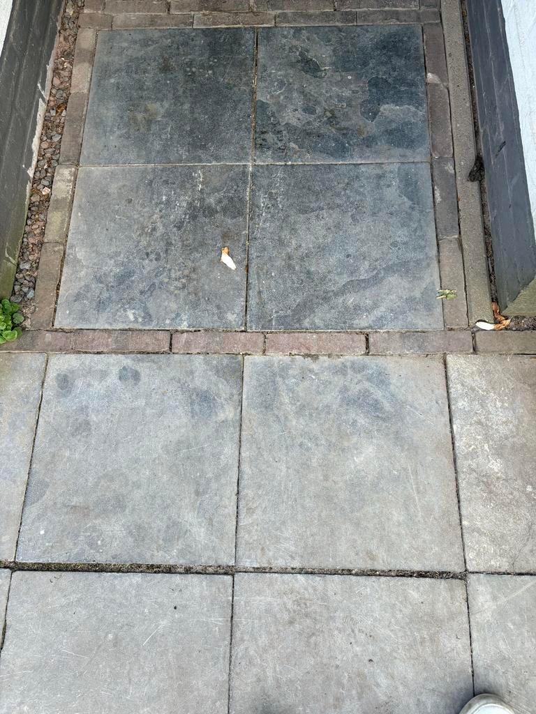 Chinees hardstenen terrastegels, Tuin en Terras, Tegels en Klinkers, Ophalen, Gebruikt, Terrastegels, Natuursteen