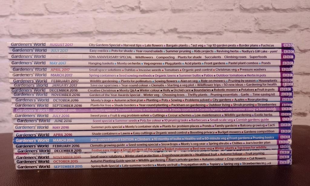 BBC Gardeners' World Magazine 24 English editions, Ophalen