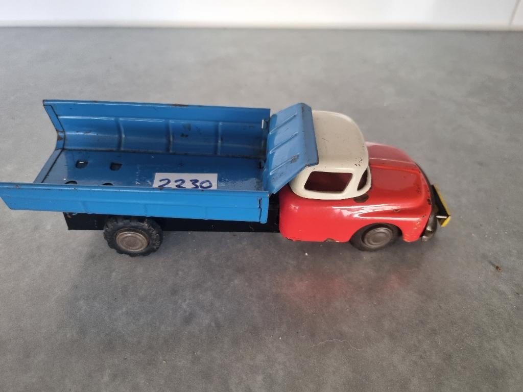 Blikken speelgoed vrachtwagen made in Japan, Antiek en Kunst, Ophalen of Verzenden