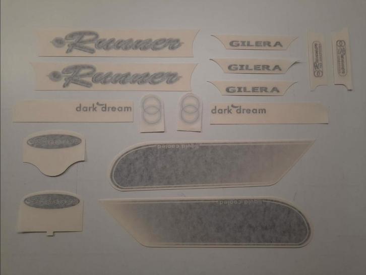 Stickerset Gilera Runner Dark Dream compleet, Motoren, Tuning en Styling, Ophalen of Verzenden