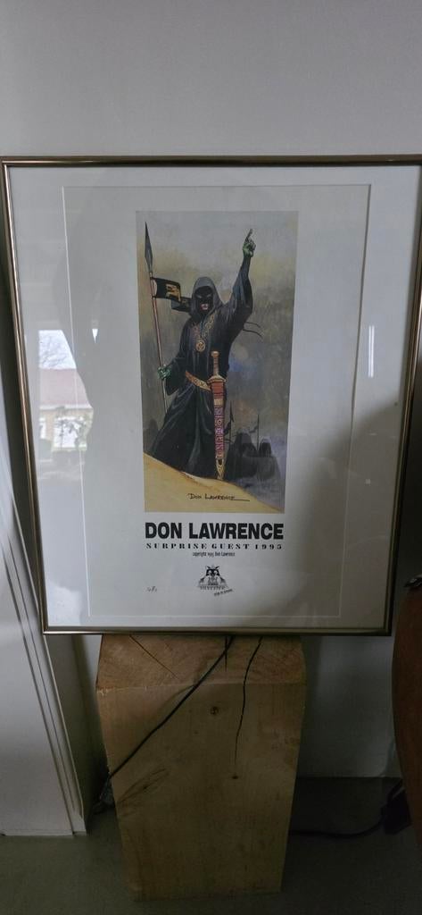 Artprint don lawrence surprise guest 1995 sylvester strip, Ophalen of Verzenden, Rechthoekig, Minder dan 50 cm, Minder dan 100 cm