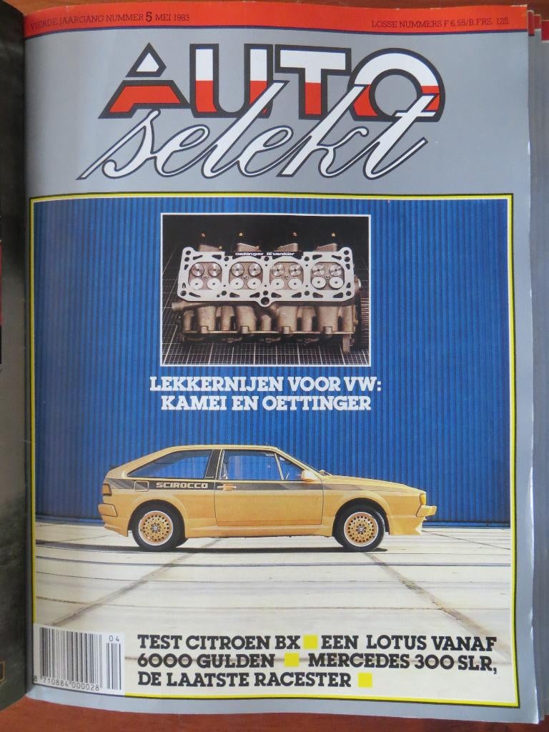 Autoselekt 5 1983 Mercedes-Benz 300 SLR, test Citroën BX, Boeken, Ophalen of Verzenden, Nieuw, Citroën