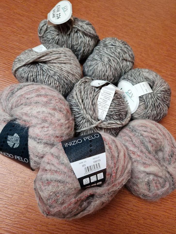 Lana Grossa Inizio & Online Outland wol/garen pakket, Hobby en Vrije tijd, Breien en Haken, Nieuw, Breien of Haken, Wol of Garen