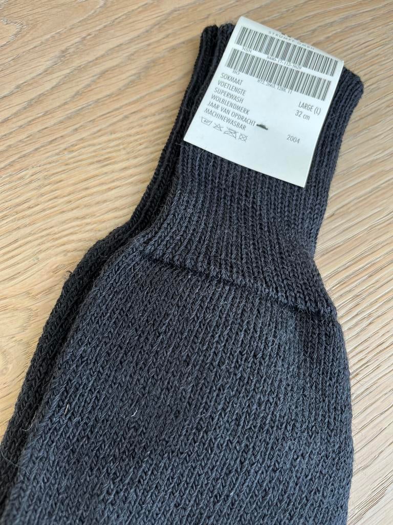 Nieuwe zwarte wollen sokken - Maat 43, Sokken en Kniesokken, Zwart, Nieuw, Overige maten