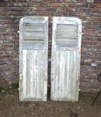 set oude verweerde luiken louvre blinden schutters, Antiek en Kunst, Ophalen