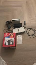 Nintendo switch oled zgan compleet, Ophalen of Verzenden, Zo goed als nieuw, Met 1 controller