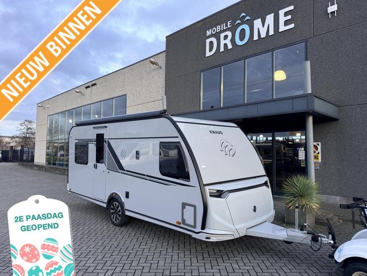 Knaus Sudwind Black Selection 500 FU, Caravans en Kamperen, Caravans, Bedrijf, tot en met 4, 1250 - 1500 kg, Rondzit, Knaus, Frans bed