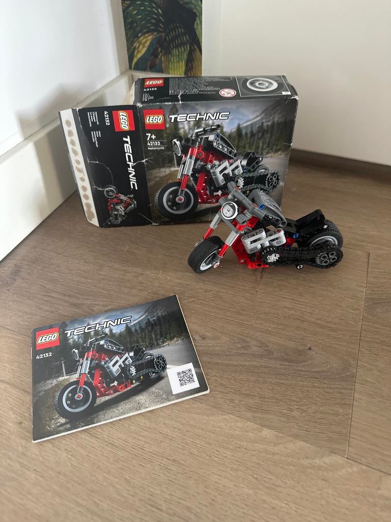 Lego Technic Motor 42132 met doos en boekje, Ophalen, Gebruikt, Lego, Technic
