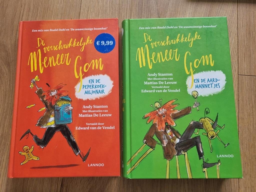 De Verschrikkelijke Meneer Gom - 2 boeken, Ophalen of Verzenden, Gelezen, Andy Stanton, Fictie algemeen