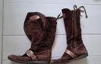 Laarzen maat 40 bruin suède, Kleding | Dames, Hoge laarzen, Bruin, Ophalen of Verzenden, Zo goed als nieuw