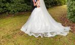 Trouwjurk maat L, Ophalen of Verzenden, Zo goed als nieuw, Wit, Trouwjurk