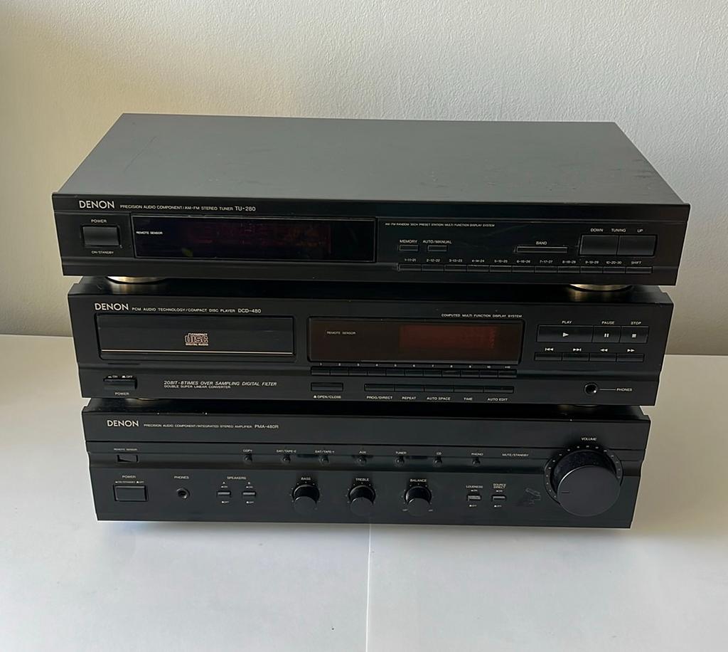 Denon PMA-480 + DCD-480 + TU-280, Audio, Tv en Foto, Stereo-sets, Gebruikt, Denon, Tuner of Radio, Losse componenten