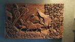 Indonesisch houtsnijwerk 100 x 59 cm, Antiek en Kunst, Ophalen