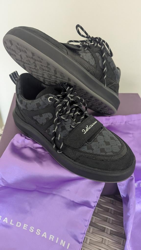 Baldessarini Hubuck Croco Black maat 40, Kleding | Heren, Schoenen, Zwart, Baldessarini, Nieuw, Ophalen of Verzenden