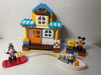 Duplo 10827 Mickey & Friends Strandhuis, Ophalen of Verzenden, Zo goed als nieuw, Complete set, Duplo