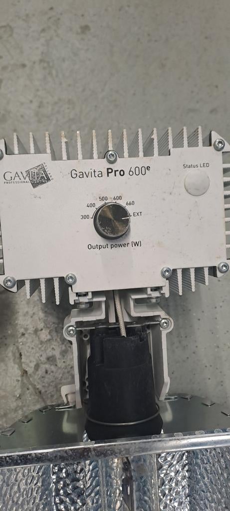 Kweeklampen 12 x 600 watt gavita dimbaar, Ophalen of Verzenden, Kweeklamp