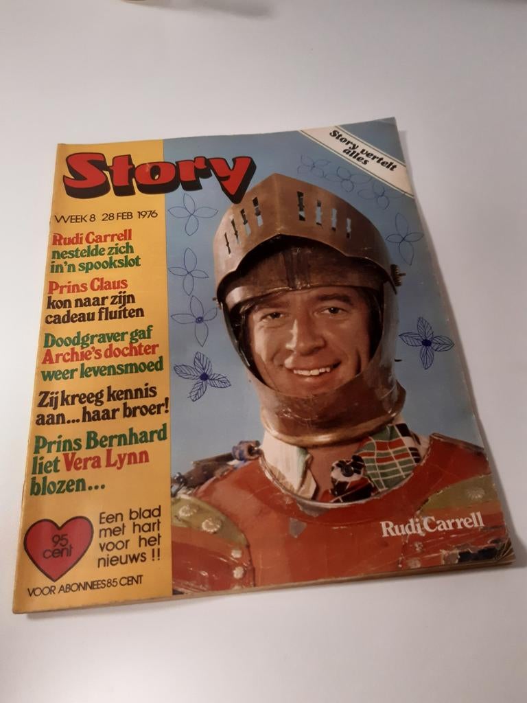 Story 1976. Nr. 8 - Rudi Carrell. Prins Claus. Mark Winter., Ophalen of Verzenden, 1980 tot heden, Tijdschrift