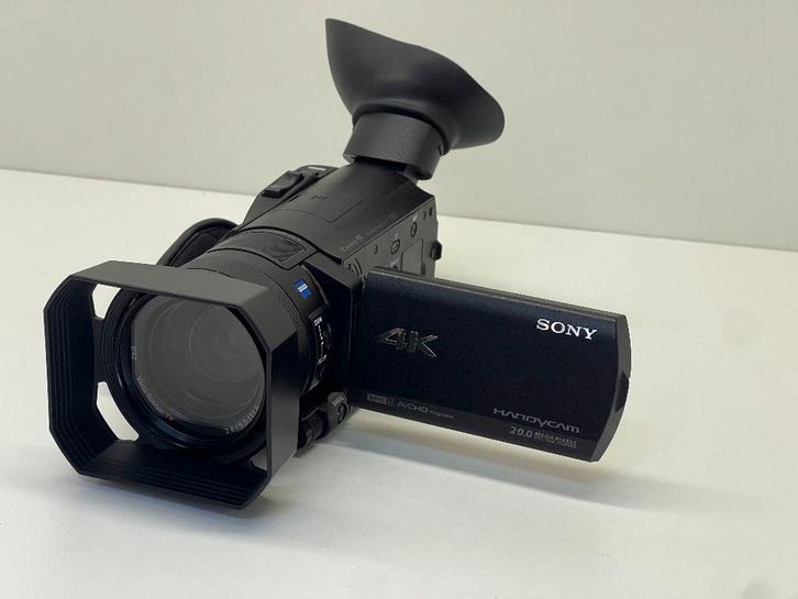 Sony FDR-AX100E veelzijdige 4K camcorder+extra - bijna nieuw, Audio, Tv en Foto, Videocamera's Digitaal, Zo goed als nieuw, Camera
