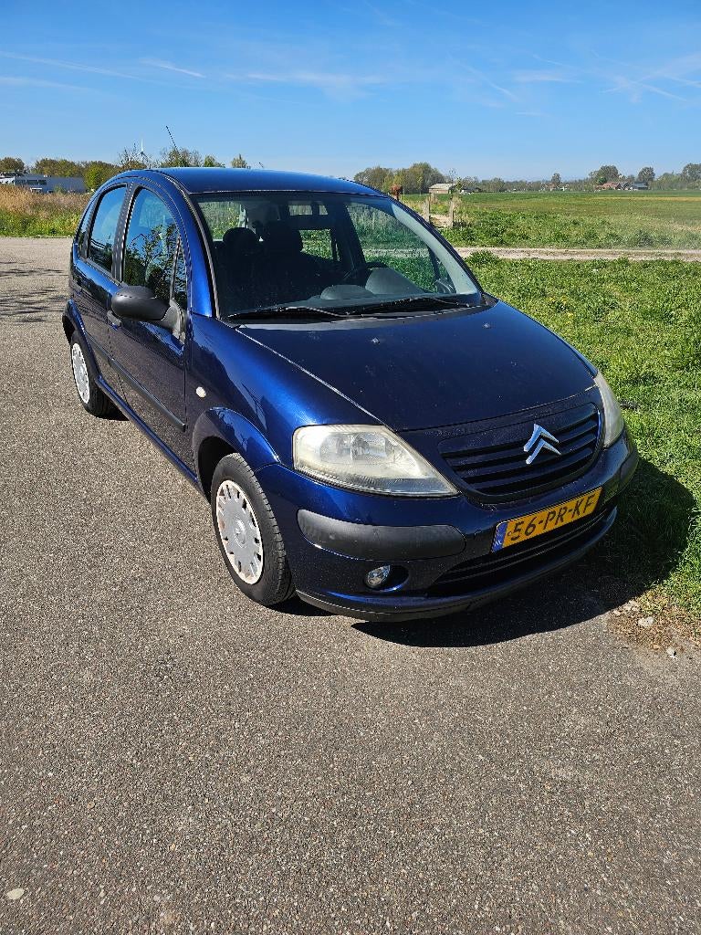 Citroën C3 1.4 I 2004 Blauw, Voorwielaandrijving, Blauw, Origineel Nederlands, Bedrijf