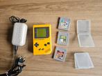 Gameboy (play it loud) yellow Inc. 3 games., Ophalen of Verzenden, Gebruikt, Game Boy Classic, Met games
