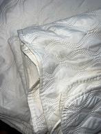 Bedsprei / bedspread in limoenbeige - Zeer goede staat, Beige, Tweepersoons, Ophalen of Verzenden, Deken of Dekbed