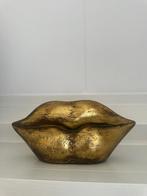 Gouden lippen vaas, Ophalen, Overige materialen, Overige kleuren, Zo goed als nieuw