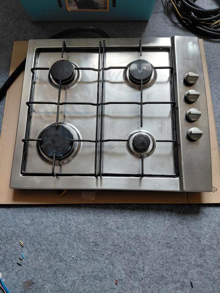 Gratis af te halen: inbouw gasplaat, Witgoed en Apparatuur, Kookplaten, Gebruikt, Inbouw, Gas, 4 kookzones, Ophalen
