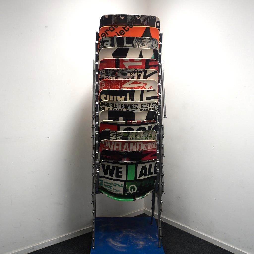 Castelli DSC 106 Stoel | Diverse fotoprints | Unieke stuks !, Huis en Inrichting, Stoelen, Gebruikt, -, -, Ophalen of Verzenden